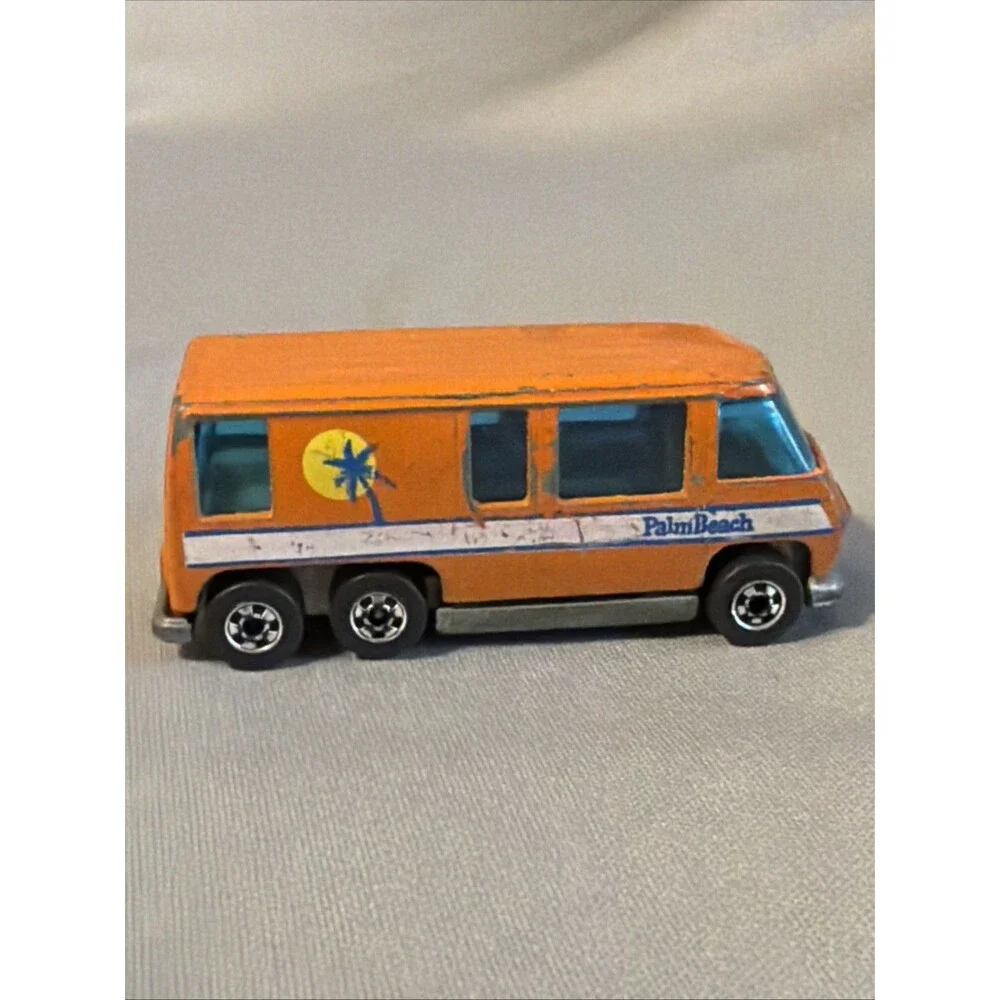 Hot Wheels GMC Motorhome Palm Beach Orange Diecast 1976 Toy Vehicle Model